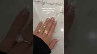 wedding nail inspo!! #nails #naildesign #bridalnails #weddingnails #bridetobe