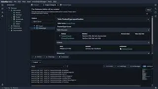 Generation and execution of the application for the first time