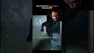 Top 3 Funniest Horror Game Moment (Bro I screamed on first clip😭) #horrorgame #funnygame #shorts