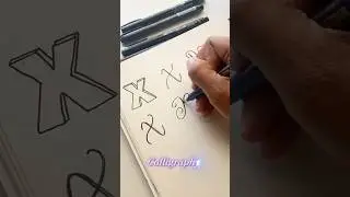 #calligraphy #handlettering #handletteringtutorial #funart #lettering #shorts #brushpens #standby #x
