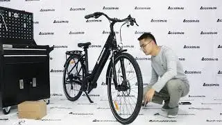Accolmile LY10 Urban Electric Bike with Bafang M200 Torque Mid Motor , 15Ah Battery Invisible Design