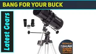 `Celestron PowerSeeker 127EQ Best Beginner Telescope for Stargazing and Portability