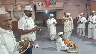 श्री धोंडोपंत दादा साहेब अत्रे फड पंढरपूर येथील कीर्तन सेवा करते वेळी श्री सचिन म वाटंबर 
