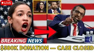 AOC Confronts Patel &mdash; $580K Donation Came 9 Days Before Case Closed