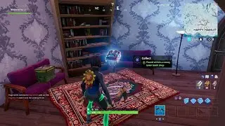 Fortnite Fortbyte #68 Location Guide - Found within a snowy town book shop.