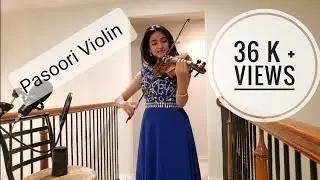 Pasoori Violin Cover by Ananya | Coke Studio | Season 14 | Ali Sethi &times; Shae Gill