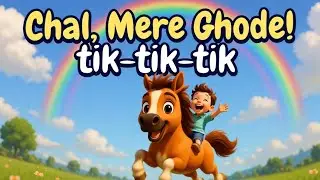 Chal Mere Ghode Tick Tick | Fun Horse Song | Hindi Kids Rhyme | Chal Mere Ghode Tick Tick
