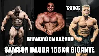 URS BATE 130KG FACIL, DAUDA 155KG E BRANDAO FORA DE FORMA?