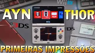 CHEGOU o 3DS do FUTURO e ele RODA TUDO! AYN THOR é o NOVO console portátil DOBRÁVEL com DUAS TELAS!