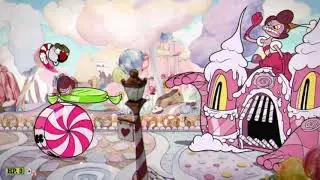 cuphead cake boss (Baroness von Bon Bon) no damage boss fight
