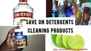 Use home-made cost friendly detergents and save!!