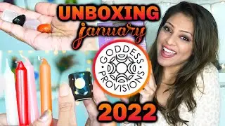 🔮 UNBOXING GODDESS PROVISIONS MONTHLY BOX - JANUARY 2022 🌙 Oracle Deck, Crystals, Spell Candles!🔮