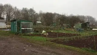 St Thomas, Exeter - allotments in the snow - March 2018