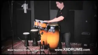 Meinl Headliner Conga Set w/ FREE Bongos at X8Drums.com