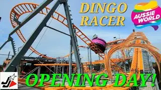 AUSSIE WORLD - DINGO RACER COASTER | OPENING DAY