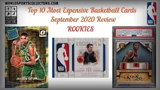 Top 10 Most Expensive Basketball Cards Rookies September 2020 Review (Bryant! Antetokounmpo!)