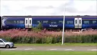 Trains at Montrose, Scotland - August 2014