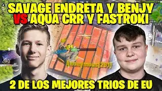 EL TRIO DE BENJYFISHY Y MRSAVAGE VS AQUA Y CRR SE ENCUENTRAN EN TORNEO