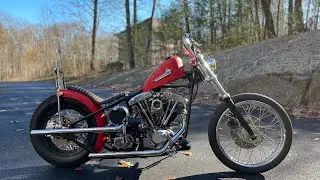 Shovelhead kickstart - 1970s Harley Davidson Basement Built Choppers 