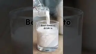 Best time to drink milk☝️🥛#shorts #healthyfood  #drinkmilk