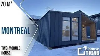 🏡 Modular Home Montreal 70 m&sup2; | New Model Review by TICAB House