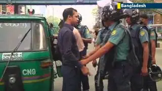 Strike empties Dhaka: festivities give way to violence as opposition groups launch protests
