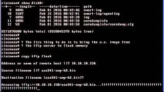 Upgrading Cisco ASAv to 9.41 operating system.