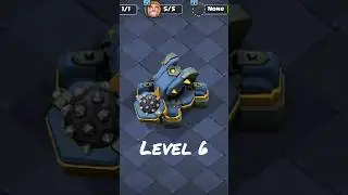 scattershot level 1 to 6 ( max) ##clashofclans #supercell #scattershot