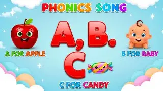 ABC Phonics Song For Toddlers | ABC Song Nursery Rhymes