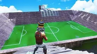BUILDING A STADIUM in Fortnite Battle Royale