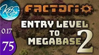 Factorio 0.17 Ep 75: BITER WARS - Entry Level to Megabase 2 - Tutorial Let's Play, Gameplay