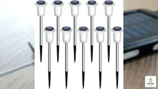 Review - Gorrzai Solar Pathway Lights 10 Pack