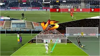 PES 2021 Mobile Vs FIFA 21 Mobile Vs DLS 21 Vs Vive Le Football Vs COF 2021 &bull; PENALTY COMPARISON &bull;