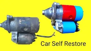 How to rebuilt || service || fix your car's STARTER MOTOR || Golden Tools Box