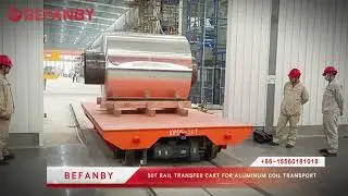 Workshop Coil Transfer Bogie, 50 Ton Coil Trolley Factory