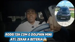 🔴 QUASE ENGUICEI com o BYD DOLPHIN MINI carro 100% elétrico  - rodei até o limite