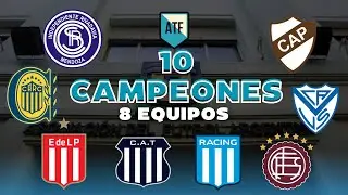 10 CAMPEONES, 8 EQUIPOS || EL 2025 DEL FÚTBOL ARGENTINO