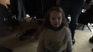 Bird Box Behind The Scenes Clip of Girl Practicing A Stunt