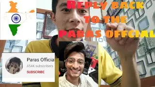 REPLY BACK TO #PARAS OFFICIAL for being racist comment to arunachal people😡