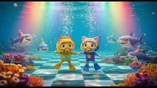Underwater Song Adventure for Kids | Baby Shark, Kitty Cat & Stary