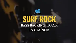 Surf Rock Bass Backing Track in C Minor