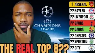 Re-Ranking the Champions League Top 8 Clubs