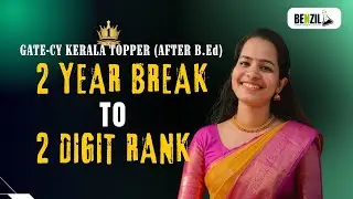Topper's interview series l E1 l Amrutha Mary Jyothis l GATE-CY 2025 AIR 76 l KERALA Topper lGATE CY