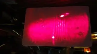Laser interference pattern