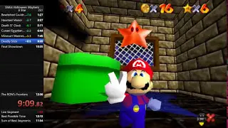 SM64 Halloween Mayhem - 8 Star Speedrun in 12:19 (WR - 6 November 2016)