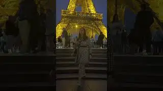 Who else is obsessed with this iconic landmark? #touristvibes #eiffeltower #parisianadventure #paris