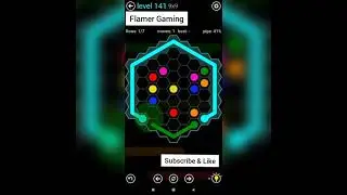 Flow Free || Hexes Sampler || 9x9 || Level 141 To 150 Gameplay