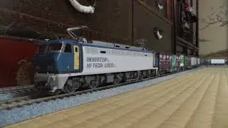 【鉄道模型】HOゲージ　EF200連結シーンから走行まで