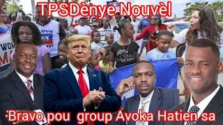 B&Ograve;N NOUVEL.Yon group AVOKA haitien pral pote plent kont D.Trump pou TPS la.imigran pap ka f&egrave; transf&egrave;
