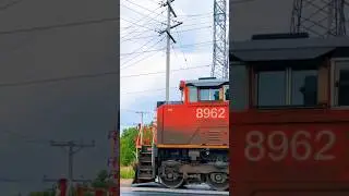 Canadian National Rumbling Through Plainfield